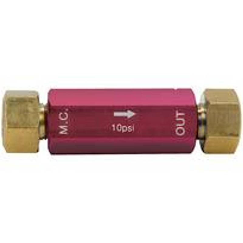 REDUKSJONSVENTIL  10 psi RØD
