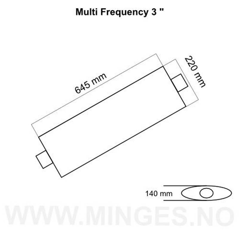 EKSOSPOTTE MULTI-FREQUENCY 3'' REPACK