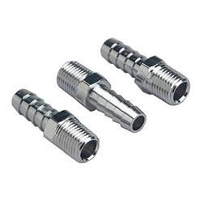 FITTING NIPPEL RETT 1/4'' NPT TIL 3/8'' SLANGE