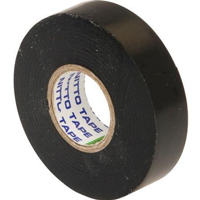 Hovedbilde TAPE PVC SORT NITTO 19 MM X 20 METER